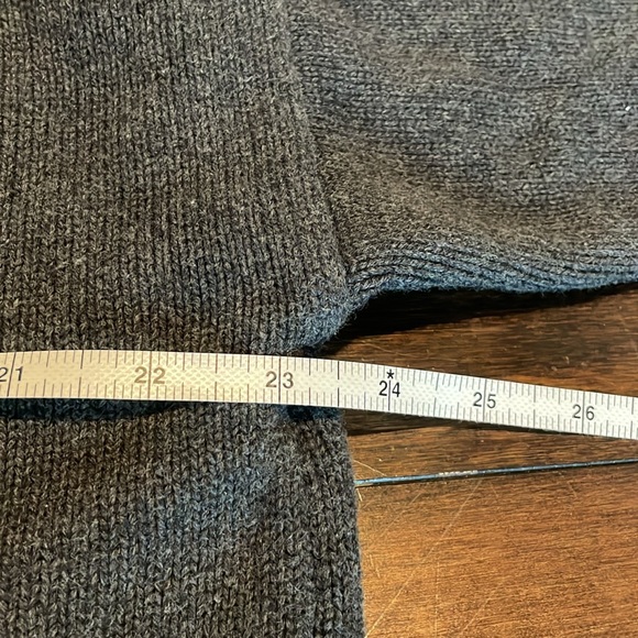 Quince Sweater Womens S Gray Boxy Oversized Preppy Academia Slightly cropped - Picture 4 of 12